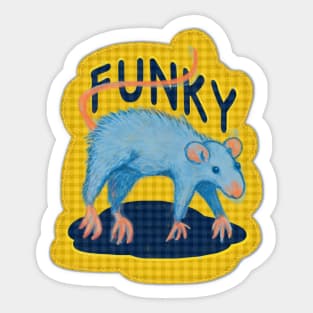 Funky Rat Boy Sticker